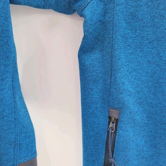 The North Face Men's Canyonlands Micro Fleece Lined Hoodie Jacket. Size M. Blue - Picture 8 of 9